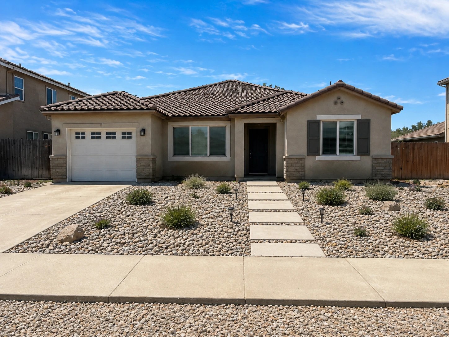 After: xeriscape conversion in South Carson