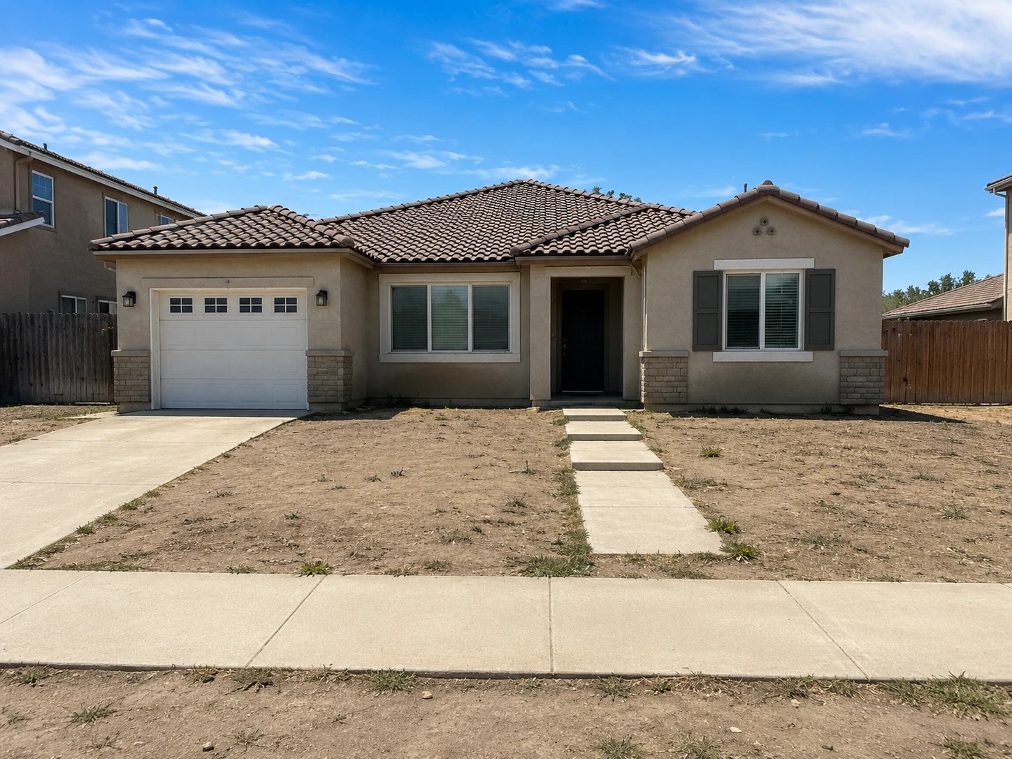 Before: xeriscape conversion in South Carson